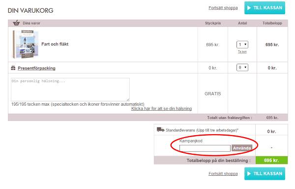 Kampanjkoden för din Smartbox hit