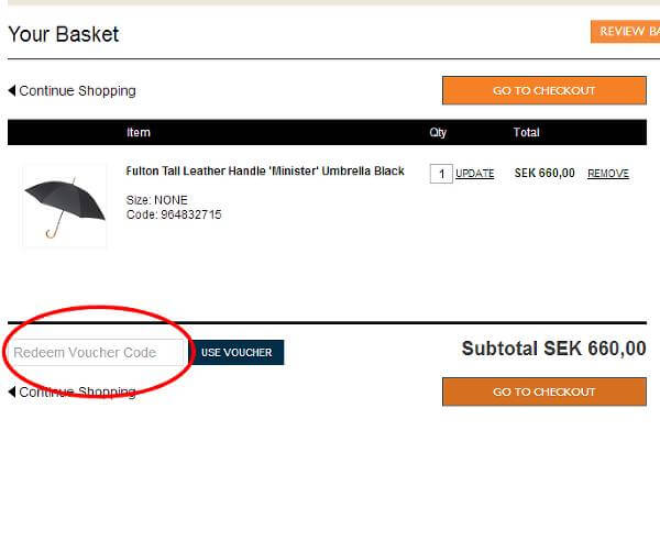 HÃ¤r ser du var rabattkoden ifylles!