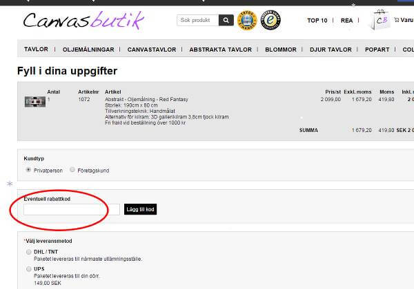 Följ dessa instruktioner för rabatt på priset Följ dessa instruktioner för rabatt på priset