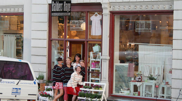 Den fysiska butiken i centrala Göteborg