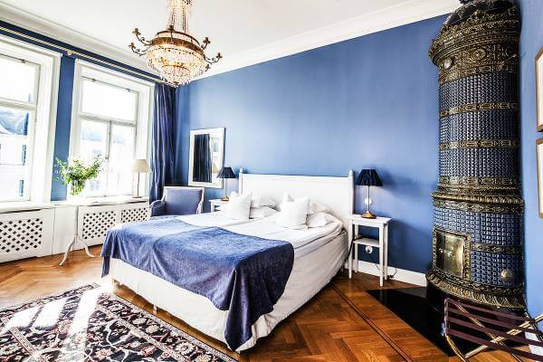 Ett av first hotels hotellrum. 