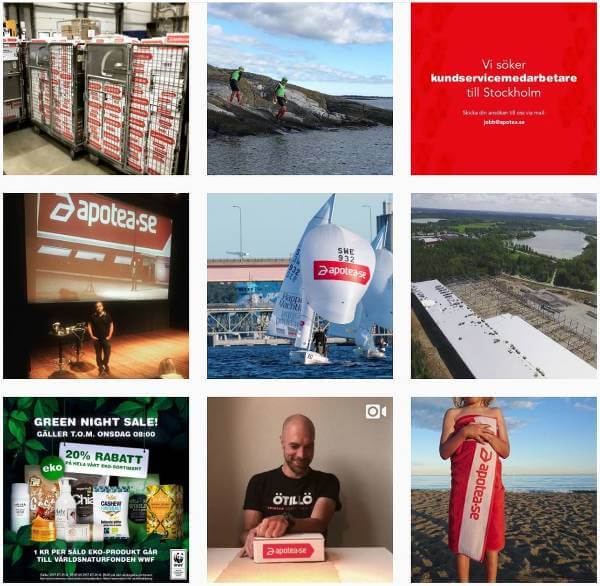 Apoteas instagramflöde. Apoteas instagramflöde.