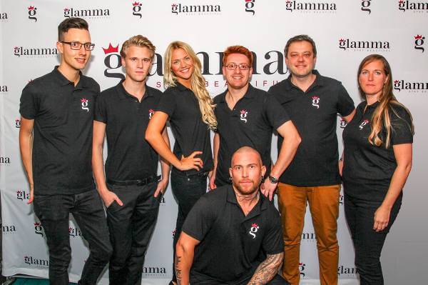 Teamet bakom Glamma.